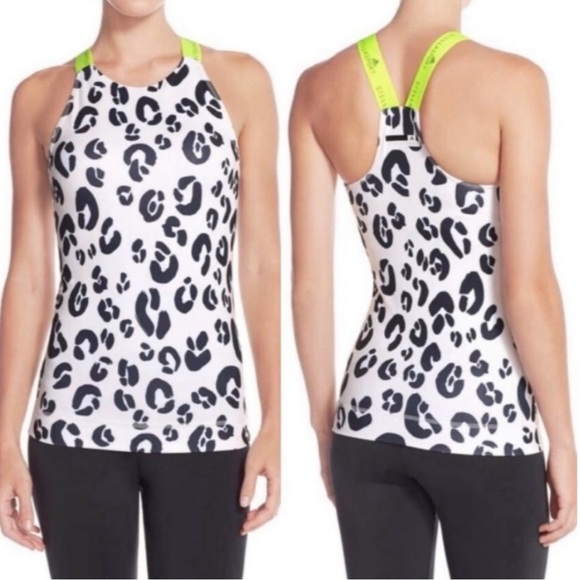 Adidas by Stella McCartney Tops - Stella Sport Leopard Tank Top